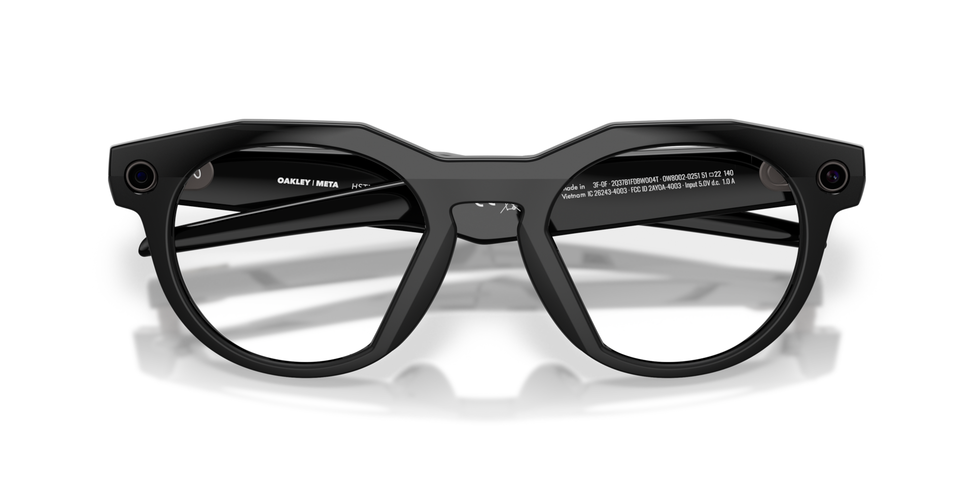 Oakley Oakley Meta HSTN Round Sunglasses - Light Curry