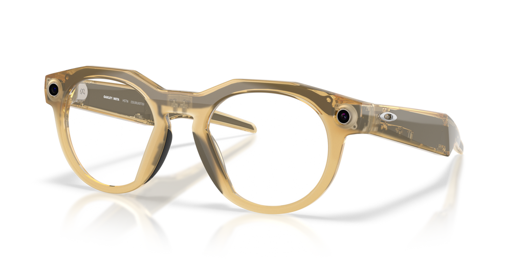 Oakley Oakley Meta HSTN Round Sunglasses - Light Curry