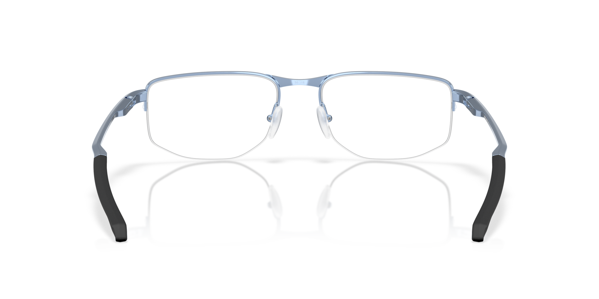 Oakley OX3035 Addams 0.5 Rectangle Eyeglasses - Polished Stonewash