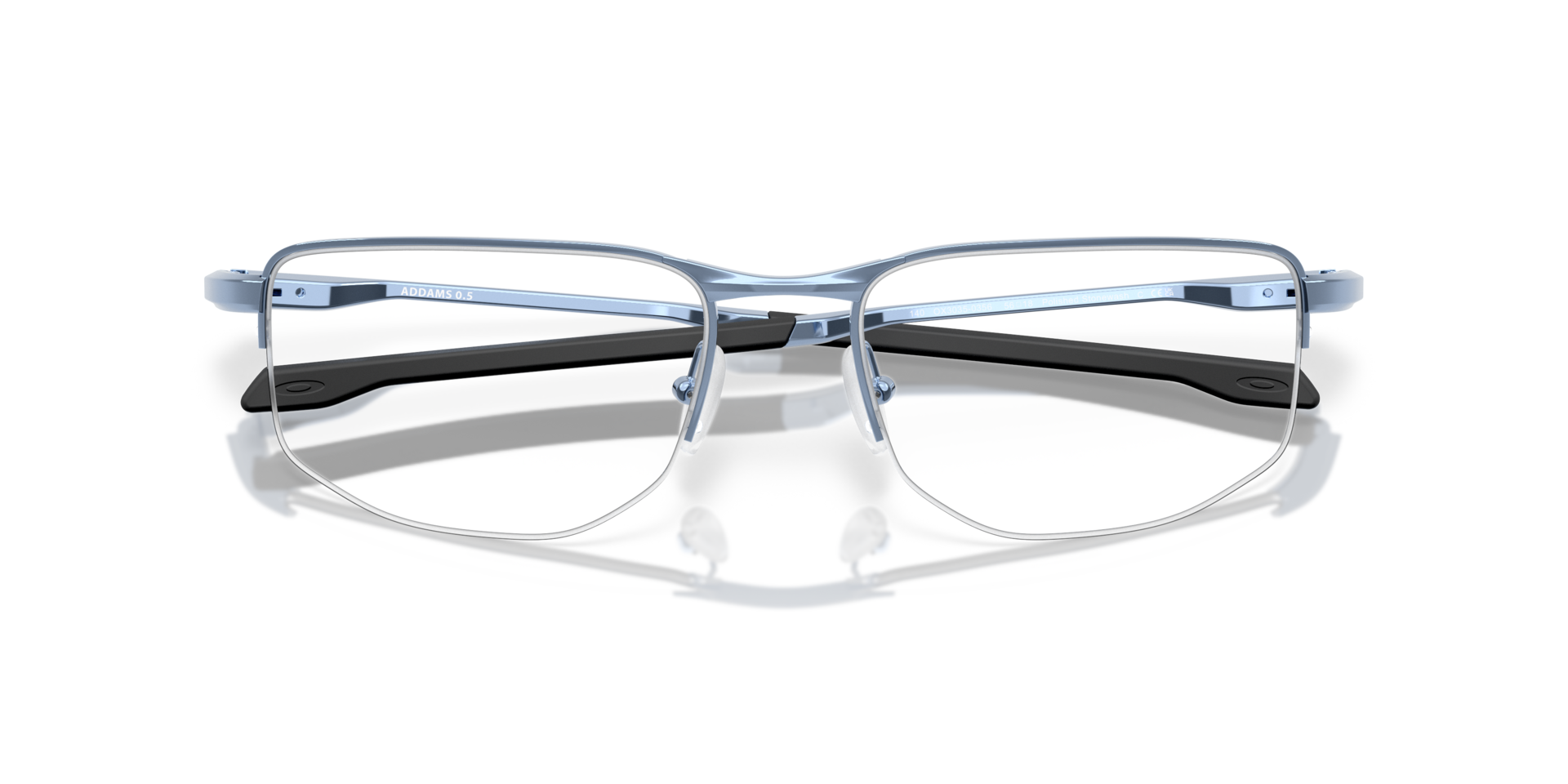 Oakley OX3035 Addams 0.5 Rectangle Eyeglasses - Polished Stonewash