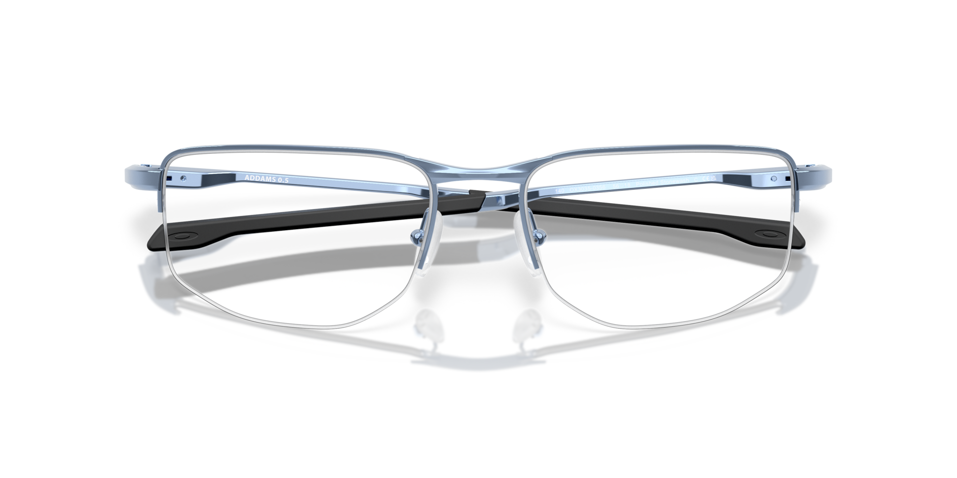 Oakley OX3035 Addams 0.5 Rectangle Eyeglasses - Polished Stonewash