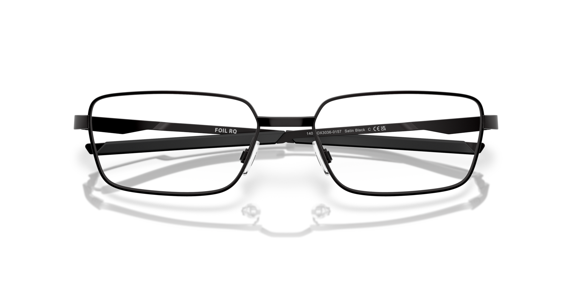 Oakley OX3036 Foil RQ Rectangle Eyeglasses - Satin Lead