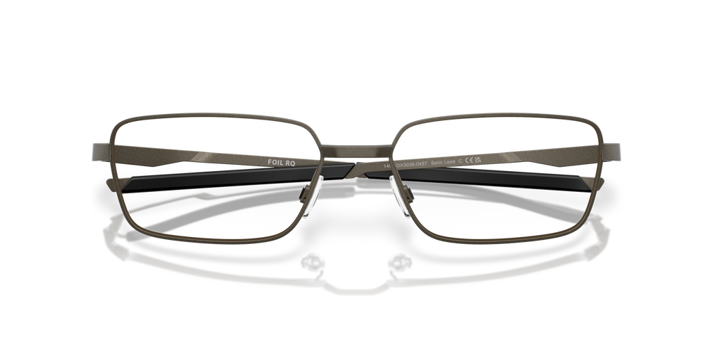 Oakley OX3036 Foil RQ Rectangle Eyeglasses - Satin Lead