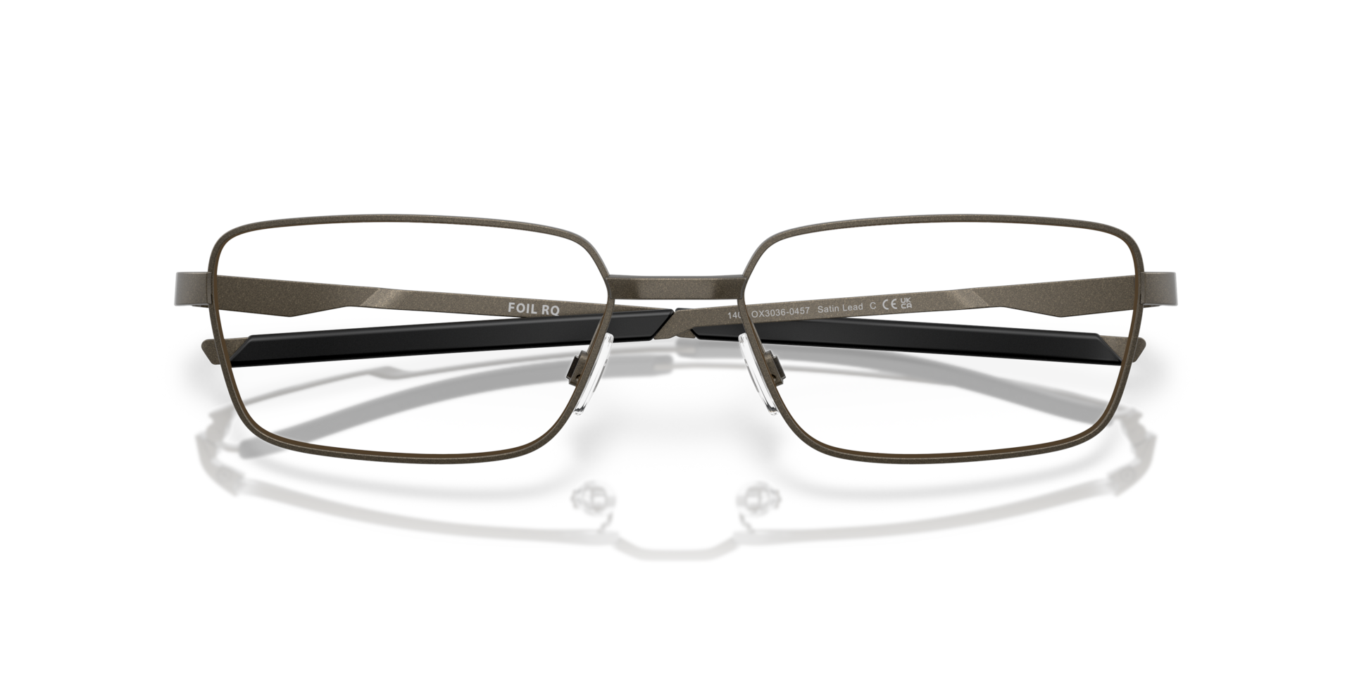 Oakley OX3036 Foil RQ Rectangle Eyeglasses - Satin Lead
