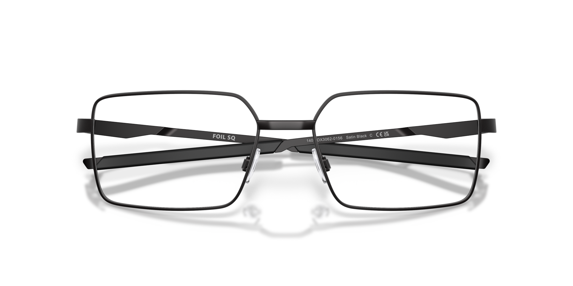 Oakley OX3062 Foil SQ Rectangle Eyeglasses - Satin Black