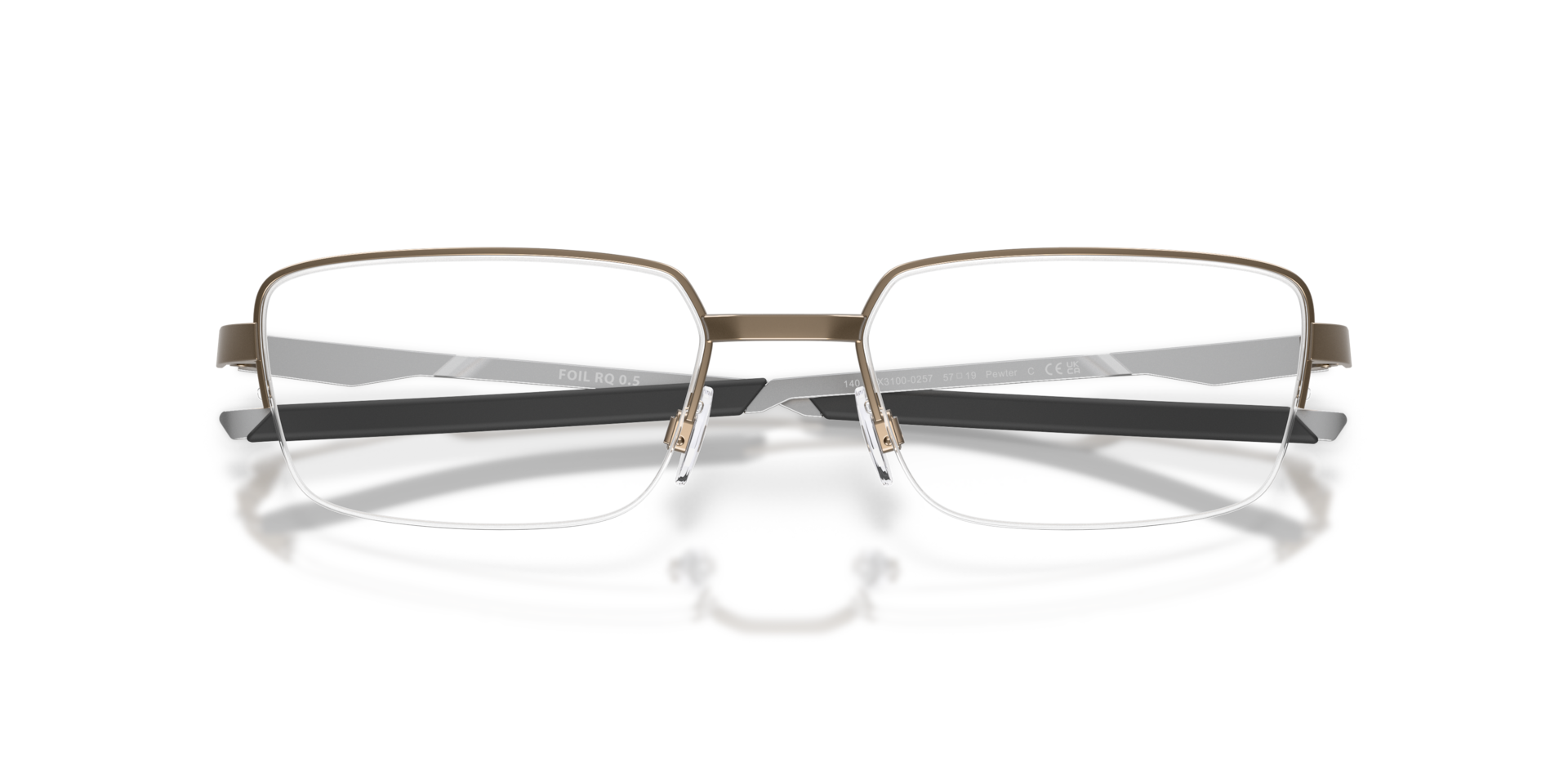 Oakley OX3100 Foil RQ 0.5 Rectangle Eyeglasses - Matte Midnight