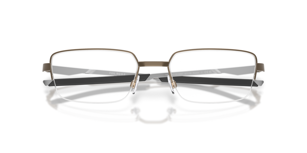 Oakley OX3100 Foil RQ 0.5 Rectangle Eyeglasses - Pewter