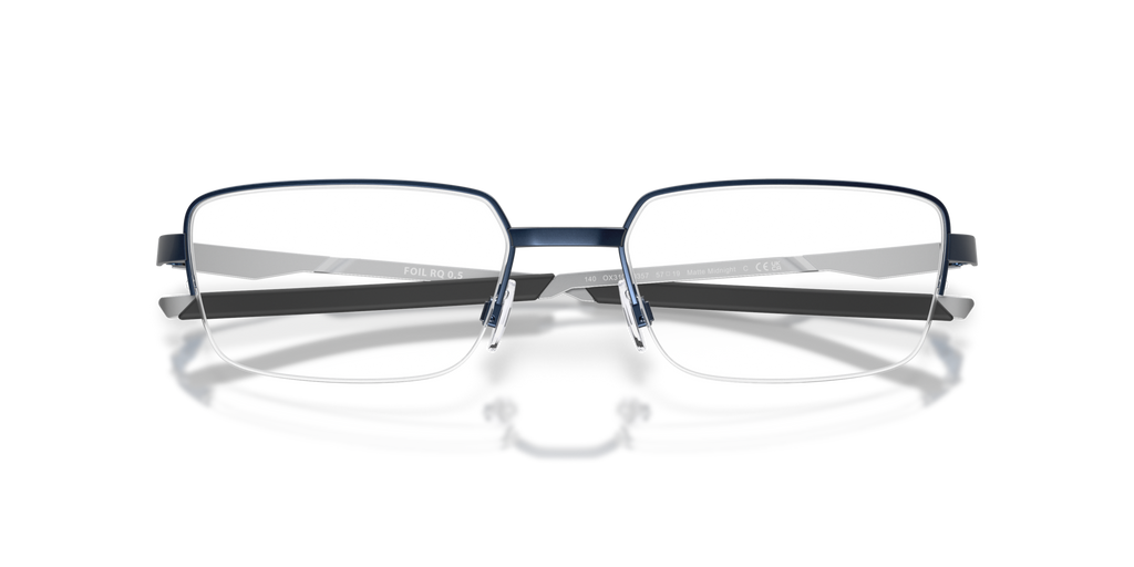 Oakley OX3100 Foil RQ 0.5 Rectangle Eyeglasses - Matte Midnight