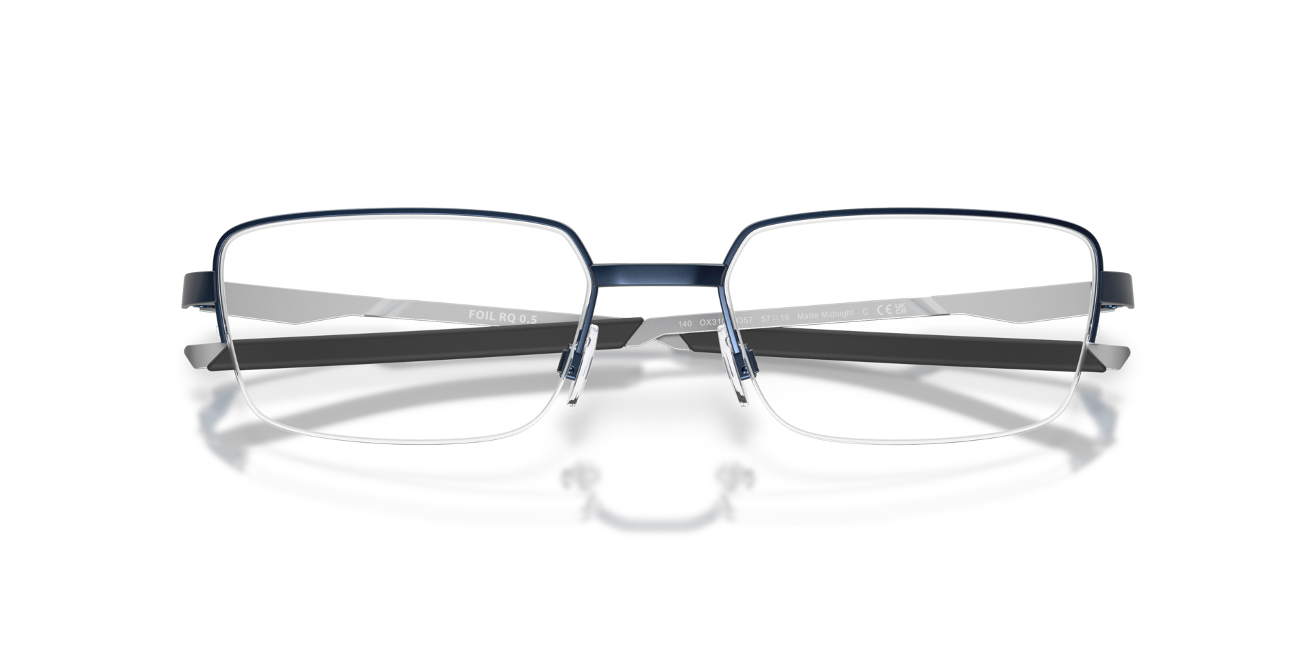 Oakley OX3100 Foil RQ 0.5 Rectangle Eyeglasses - Matte Midnight