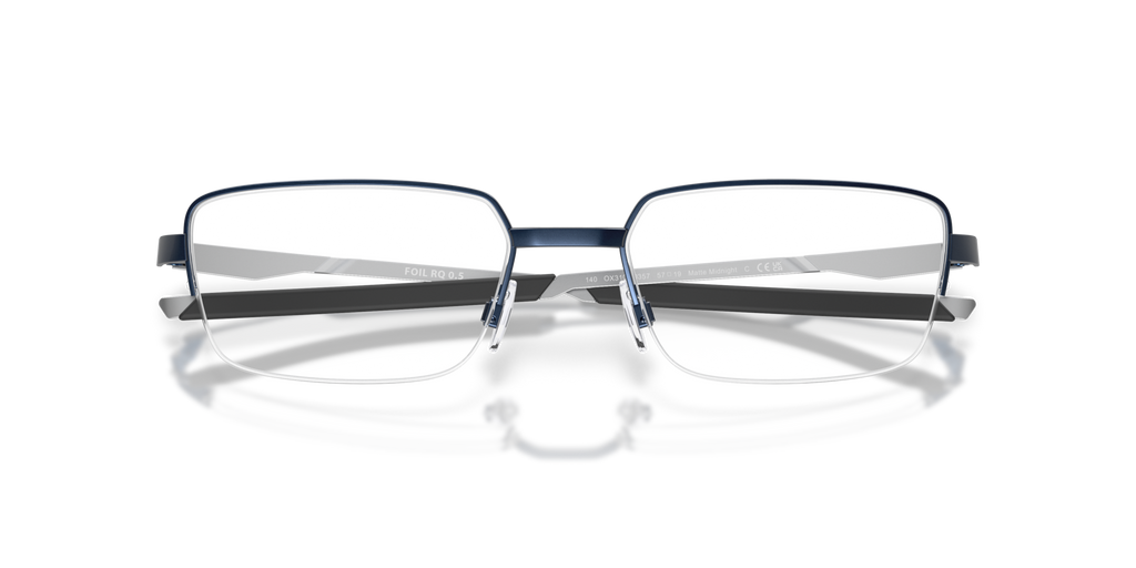 Oakley OX3100 Foil RQ 0.5 Rectangle Eyeglasses - Pewter