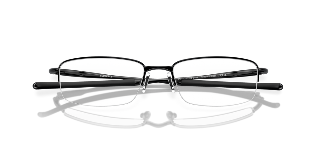 Oakley OX3102 Clubface Rectangle Eyeglasses - Pewter