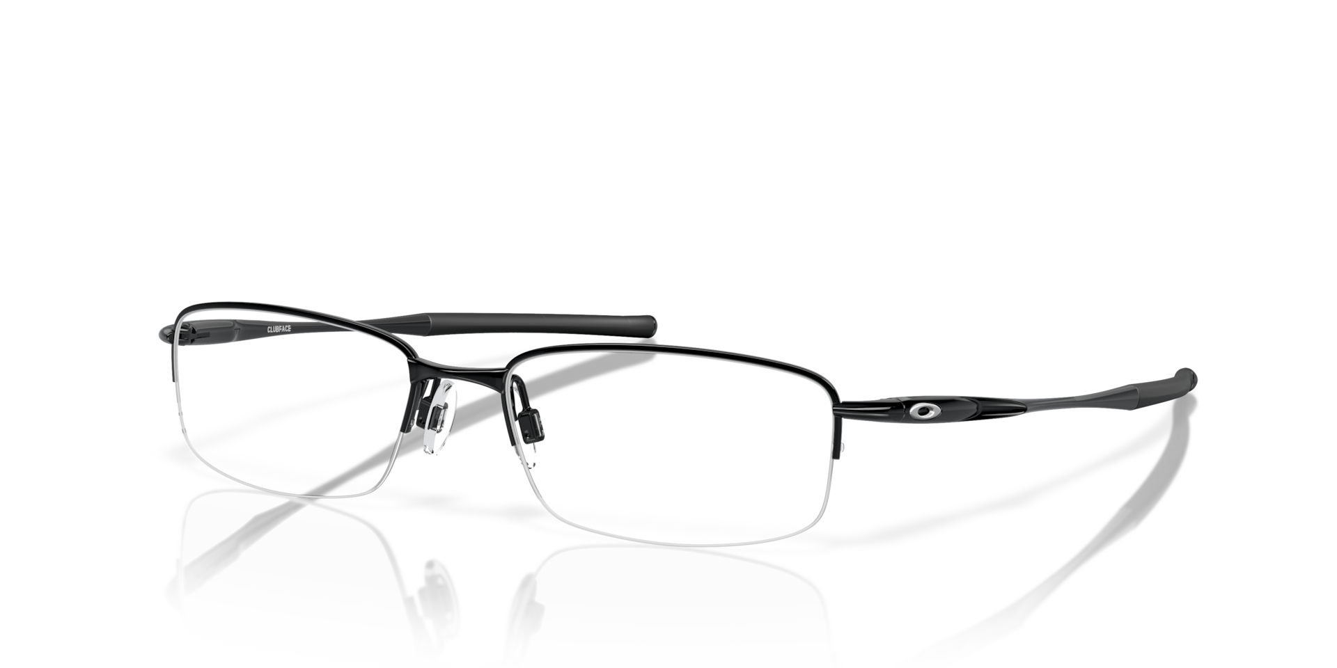 Oakley OX3102 Clubface Rectangle Eyeglasses - Polished Black