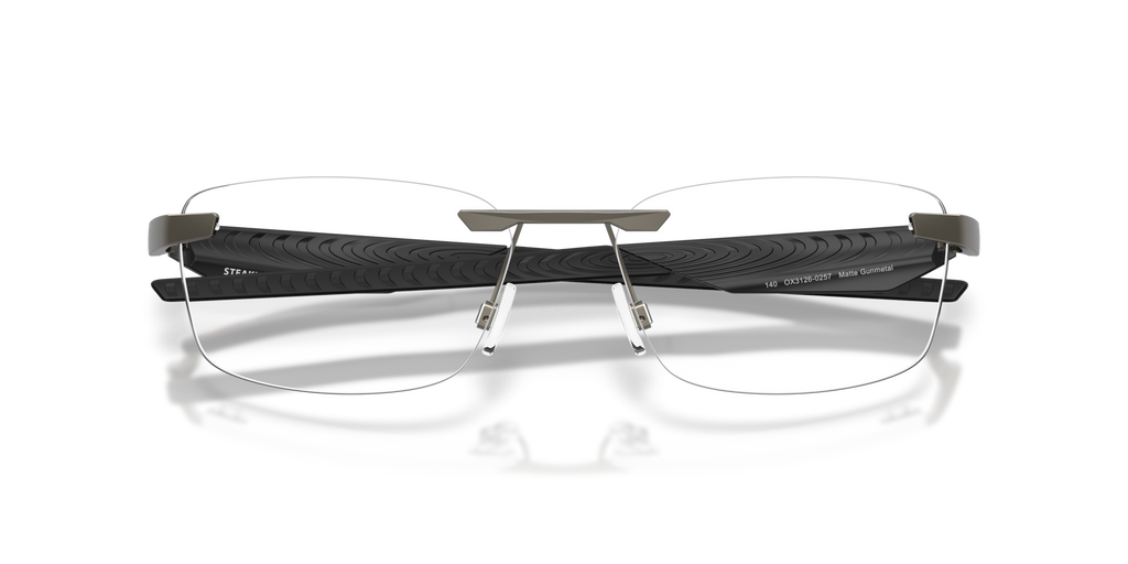 Oakley OX3126 Steakhouse 1.0 Rectangle Eyeglasses - Satin Chrome