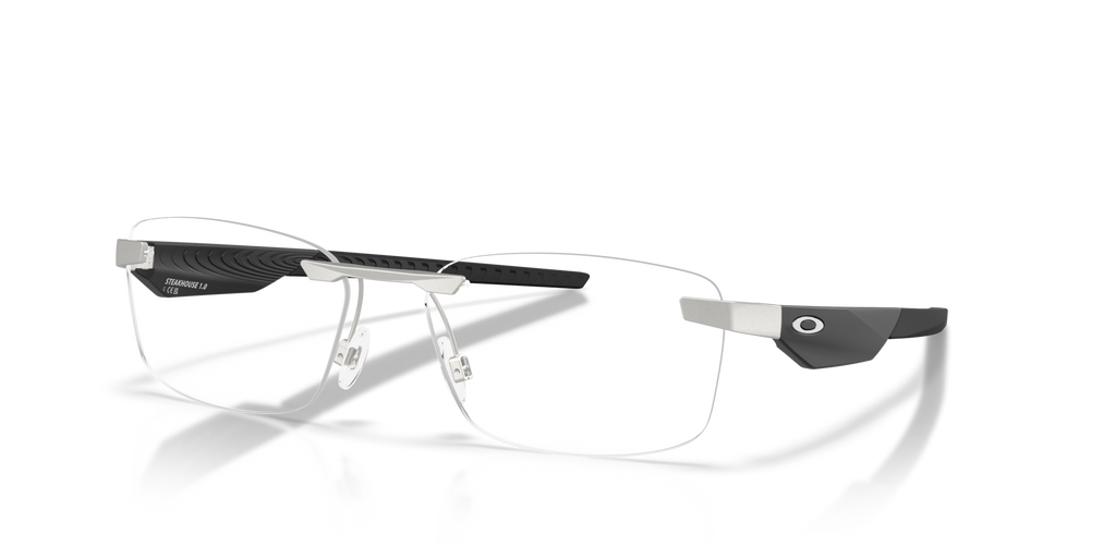 Oakley OX3126 Steakhouse 1.0 Rectangle Eyeglasses - Satin Chrome