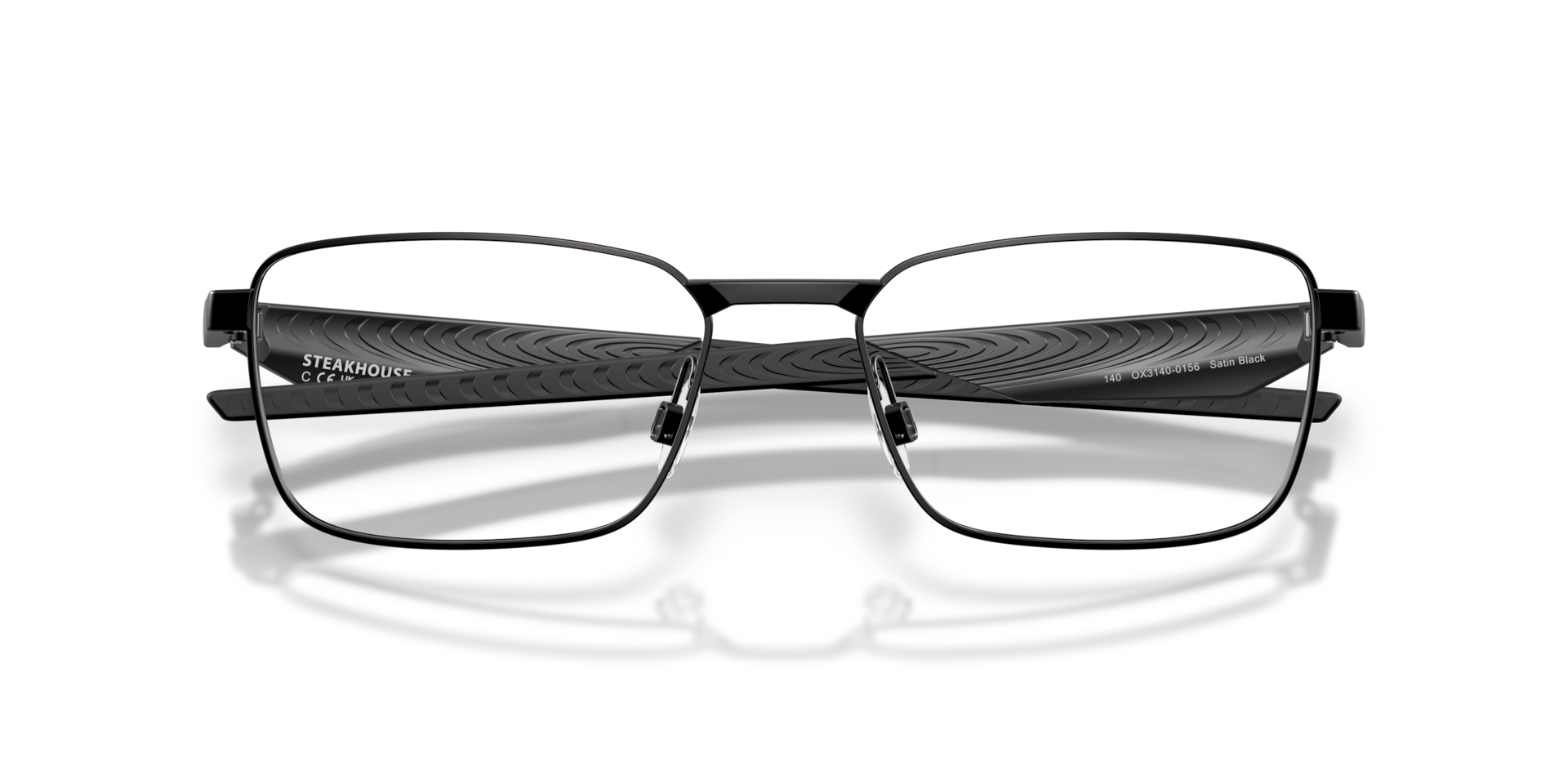 Oakley OX3140 Steakhouse Rectangle Eyeglasses - Satin Lead