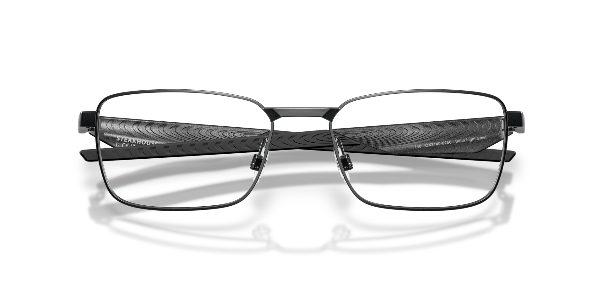 Oakley OX3140 Steakhouse Rectangle Eyeglasses - Satin Light Steel