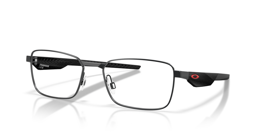 Oakley OX3140 Steakhouse Rectangle Eyeglasses - Satin Light Steel