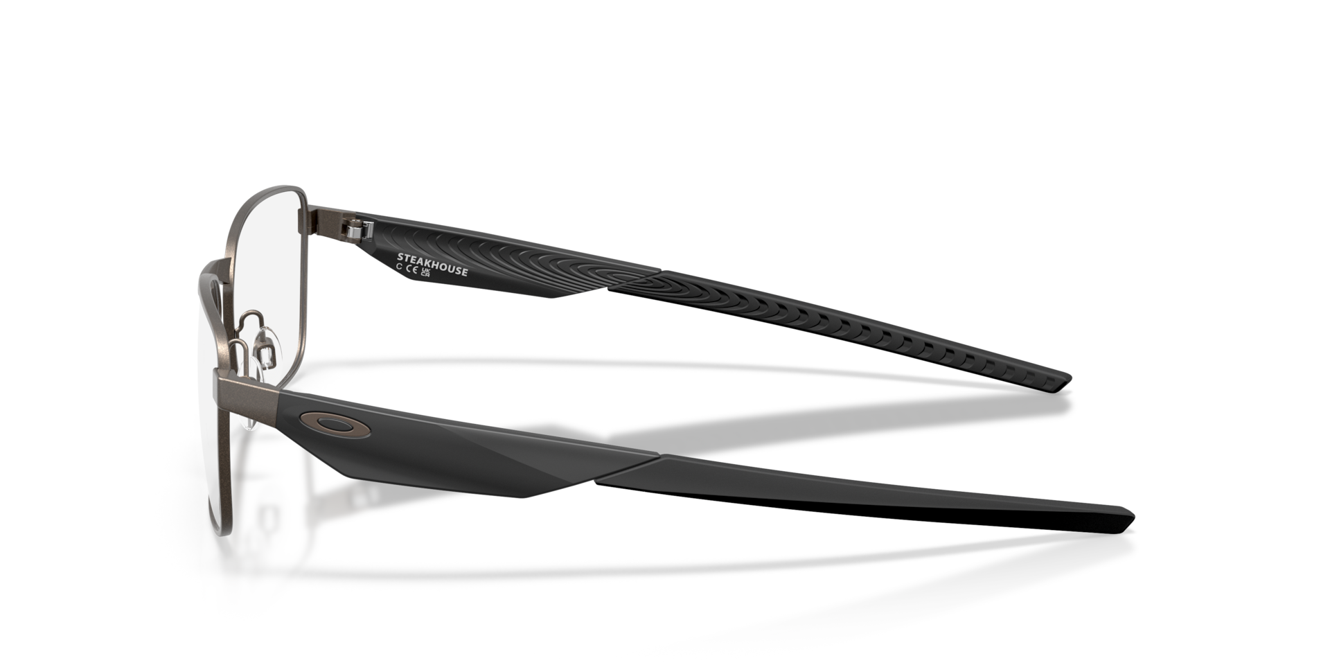Oakley OX3140 Steakhouse Rectangle Eyeglasses - Satin Light Steel