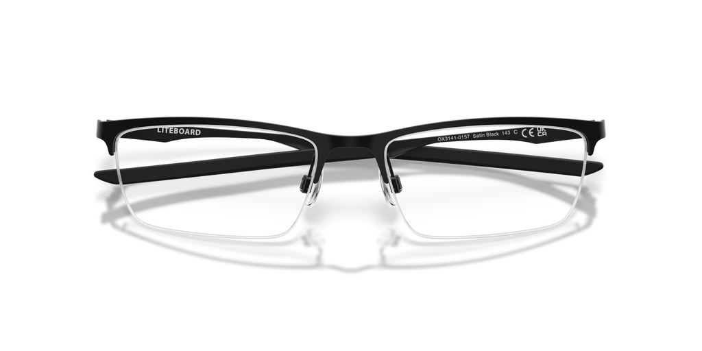 Oakley OX3141 Liteboard Rectangle Eyeglasses - Pewter