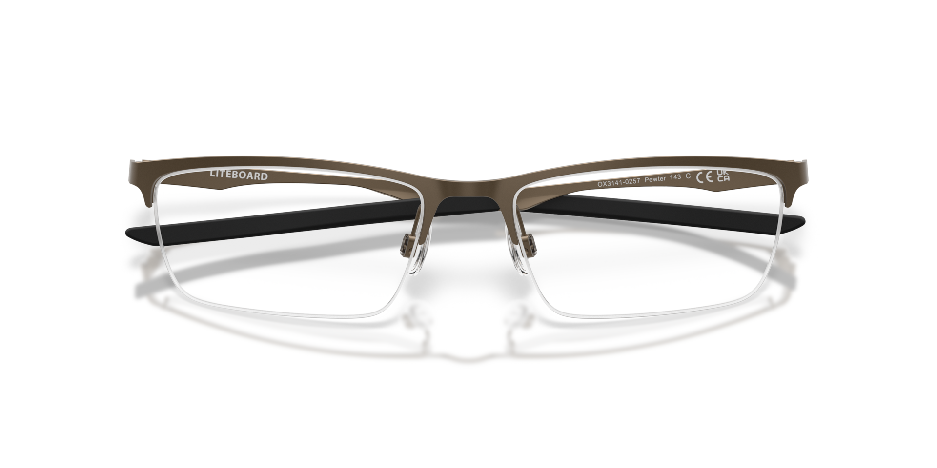 Oakley OX3141 Liteboard Rectangle Eyeglasses - Matte Midnight