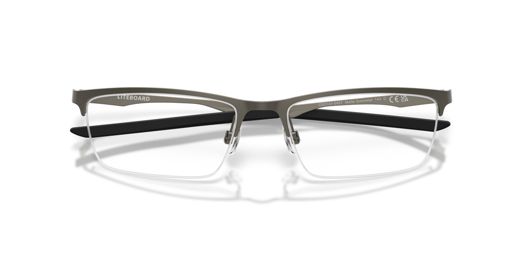 Oakley OX3141 Liteboard Rectangle Eyeglasses - Matte Midnight