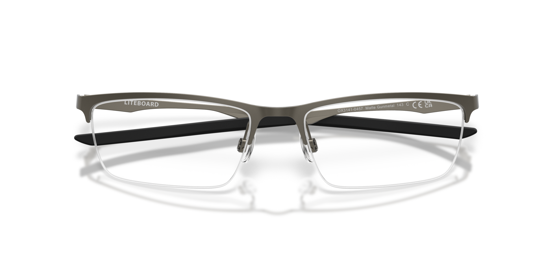Oakley OX3141 Liteboard Rectangle Eyeglasses - Matte Midnight