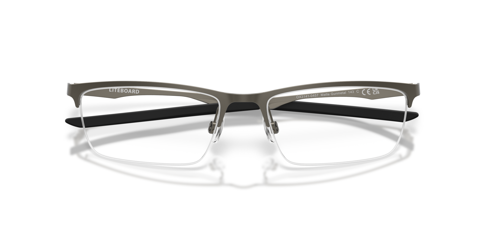 Oakley OX3141 Liteboard Rectangle Eyeglasses - Matte Midnight