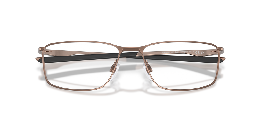 Oakley OX3217 Socket 5.0 Limitless Collection Rectangle Eyeglasses - Mahogany
