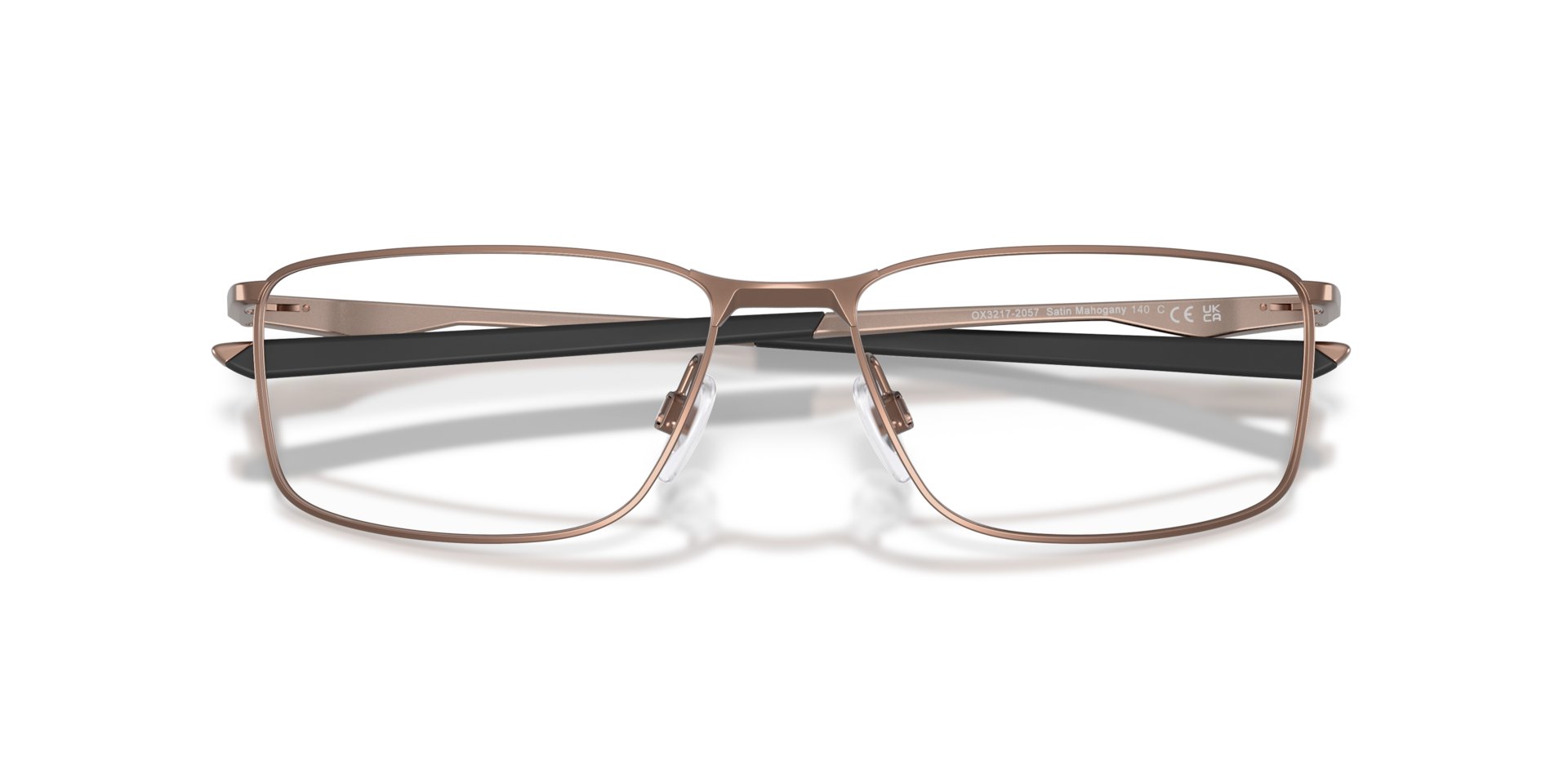 Oakley OX3217 Socket 5.0 Limitless Collection Rectangle Eyeglasses - Mahogany