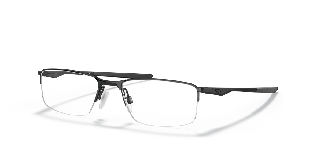 Oakley OX3218 Socket 5.5 Rectangle Eyeglasses - Polished Black