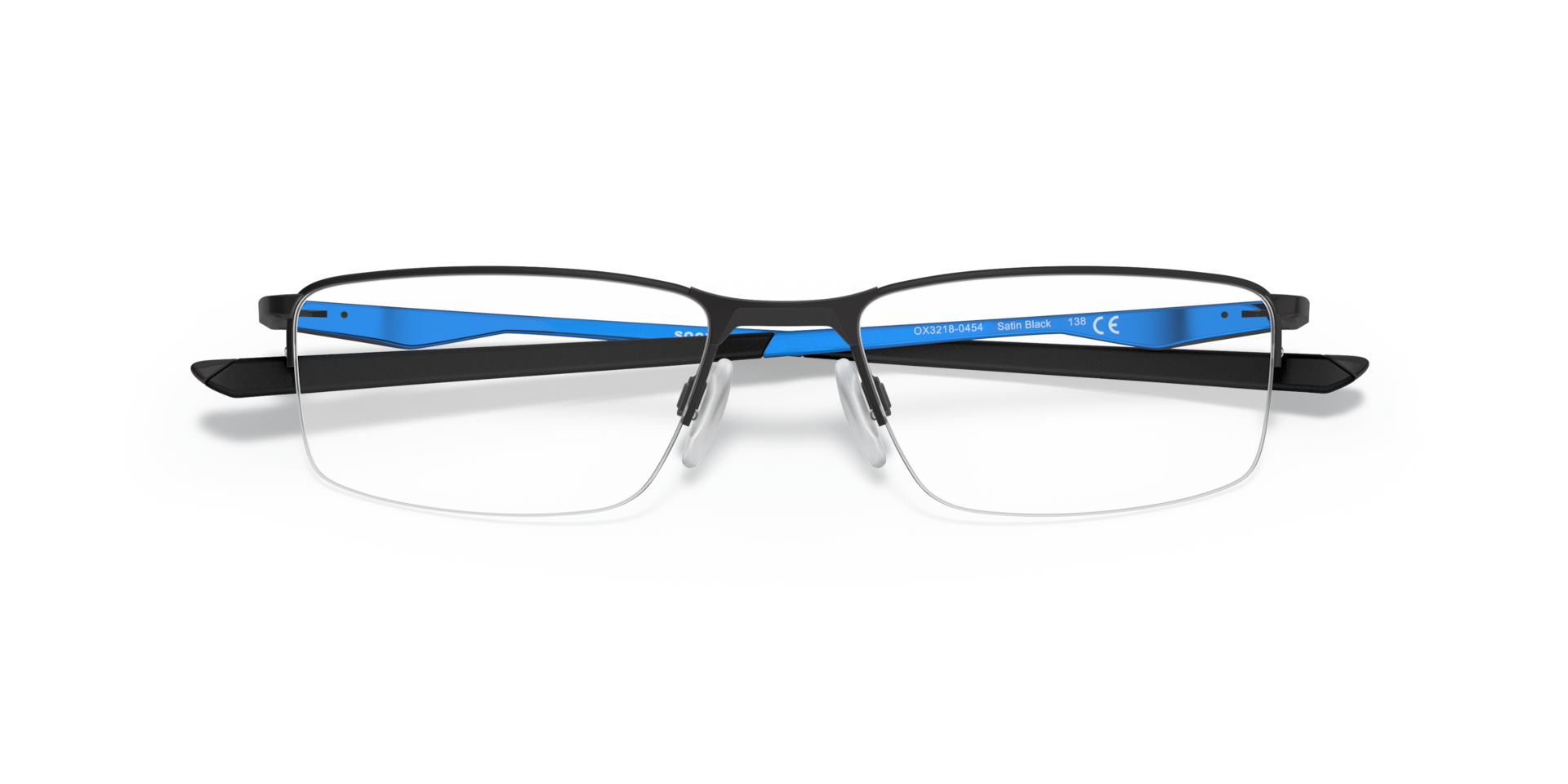 Oakley OX3218 Socket 5.5 Cobalt Collection Rectangle Eyeglasses - Satin Black