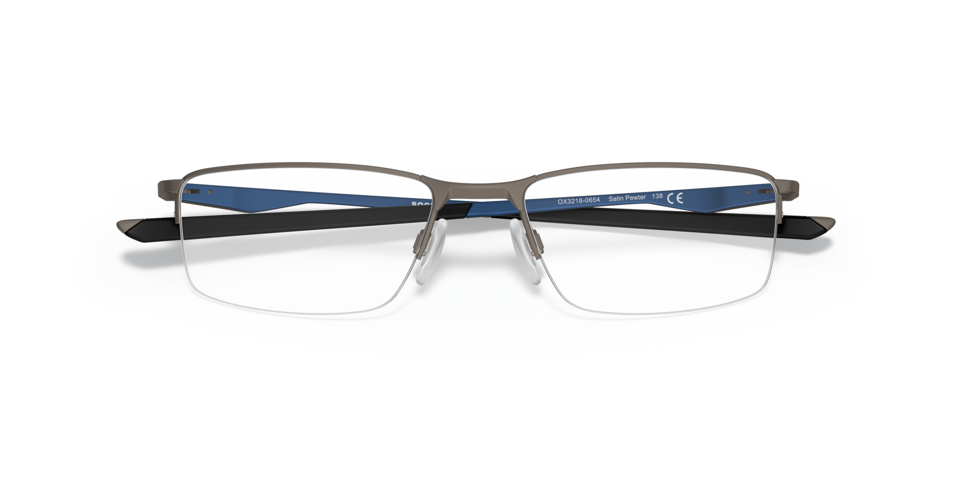 Oakley OX3218 Socket 5.5 Rectangle Eyeglasses - Polished Black