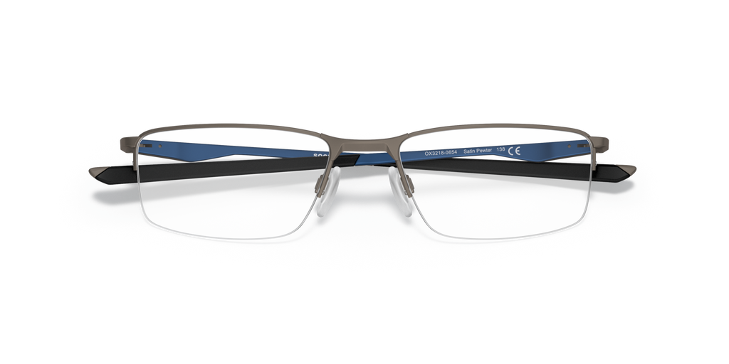 Oakley OX3218 Socket 5.5 Rectangle Eyeglasses - Satin Pewter