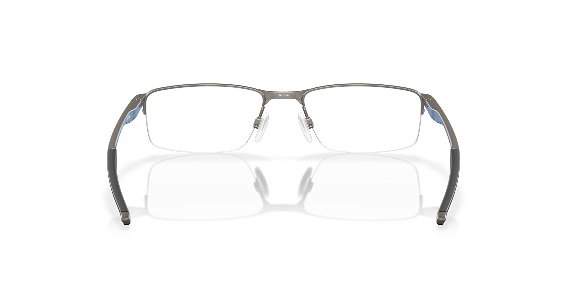 Oakley OX3218 Socket 5.5 Rectangle Eyeglasses - Satin Pewter