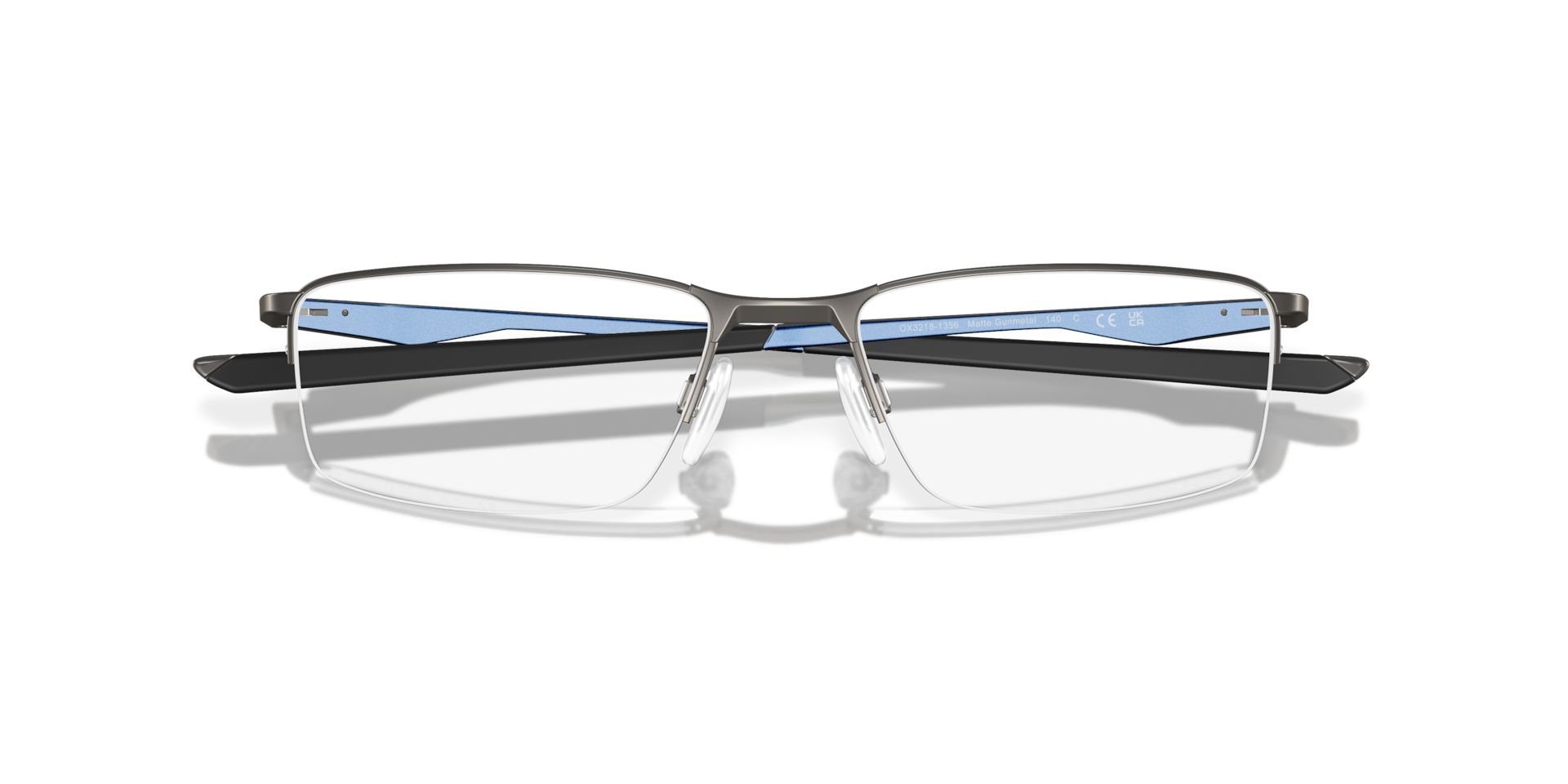 Oakley OX3218 Socket 5.5 Rectangle Eyeglasses - Matte Gunmetal