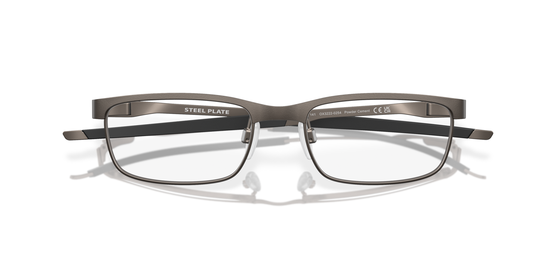 Oakley OX3222 Steel Plate Rectangle Eyeglasses - Powder Cement