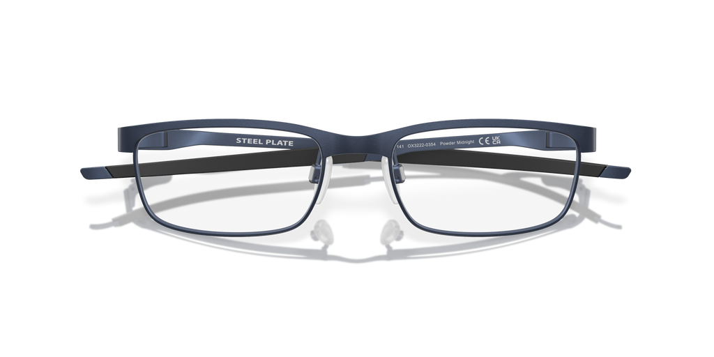 Oakley OX3222 Steel Plate Rectangle Eyeglasses - Powder Cement