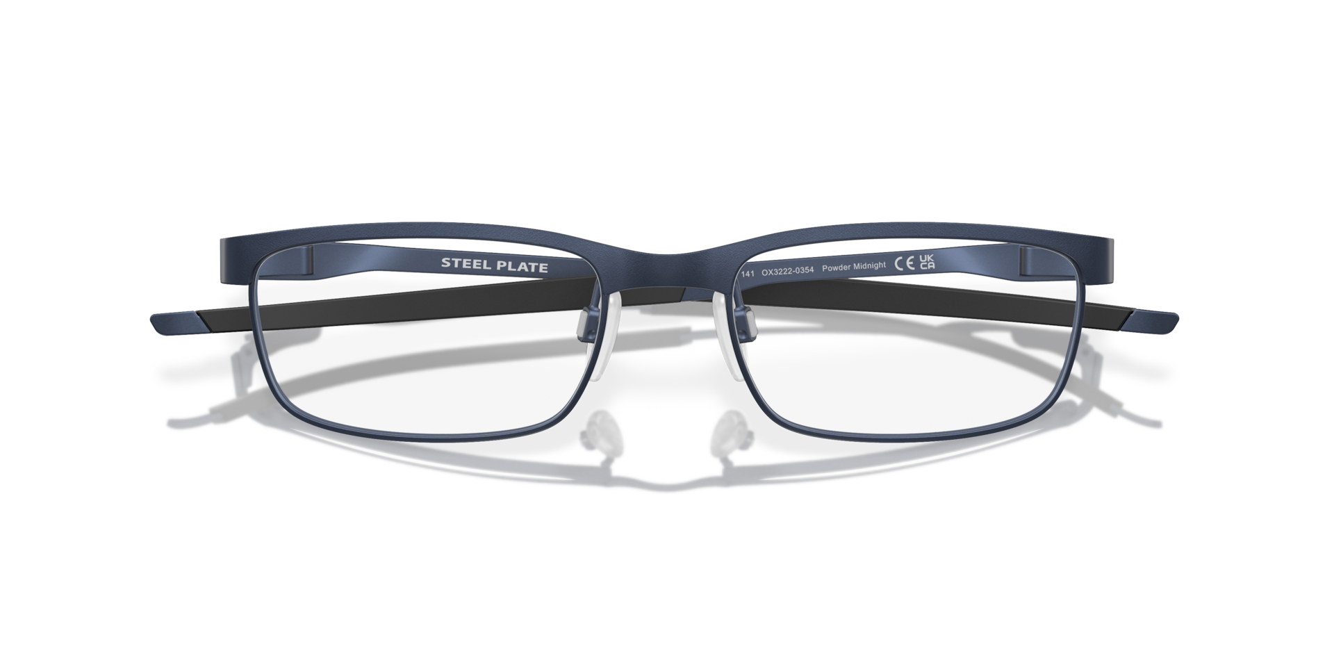 Oakley OX3222 Steel Plate Rectangle Eyeglasses - Powder Cement