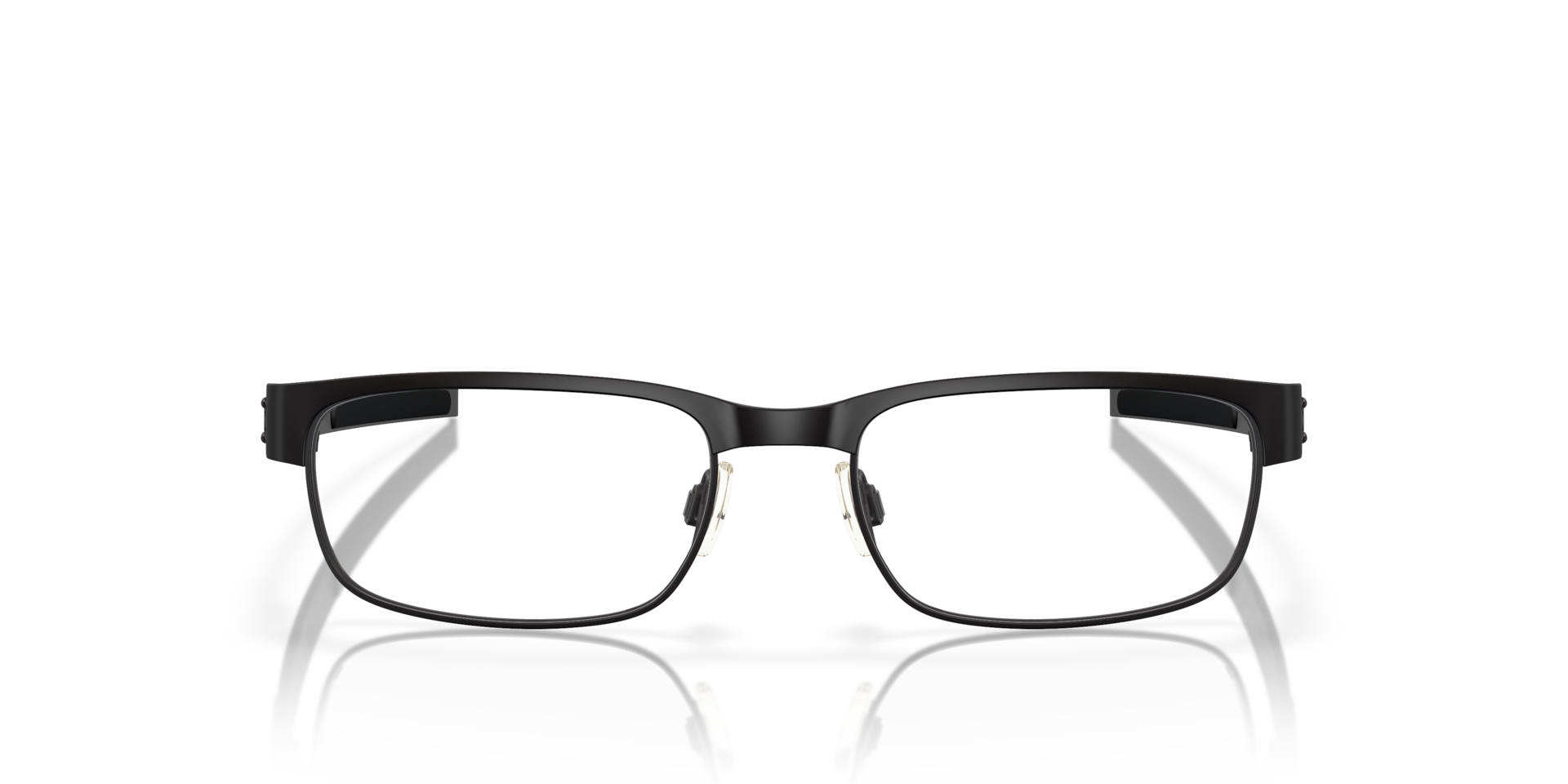 Oakley OX5038 Metal Plate Rectangle Eyeglasses - Matte Black