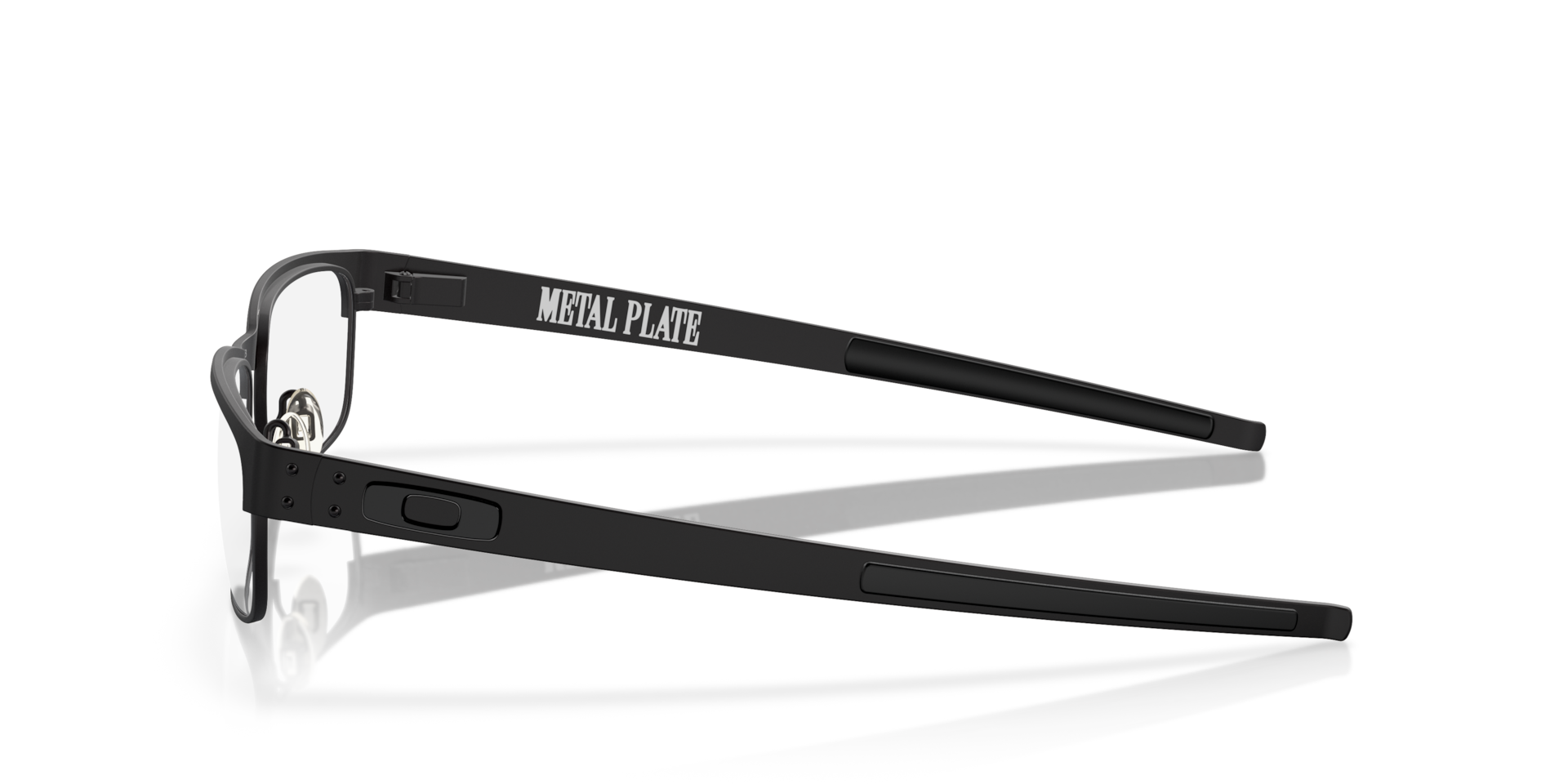 Oakley OX5038 Metal Plate Rectangle Eyeglasses - Matte Black