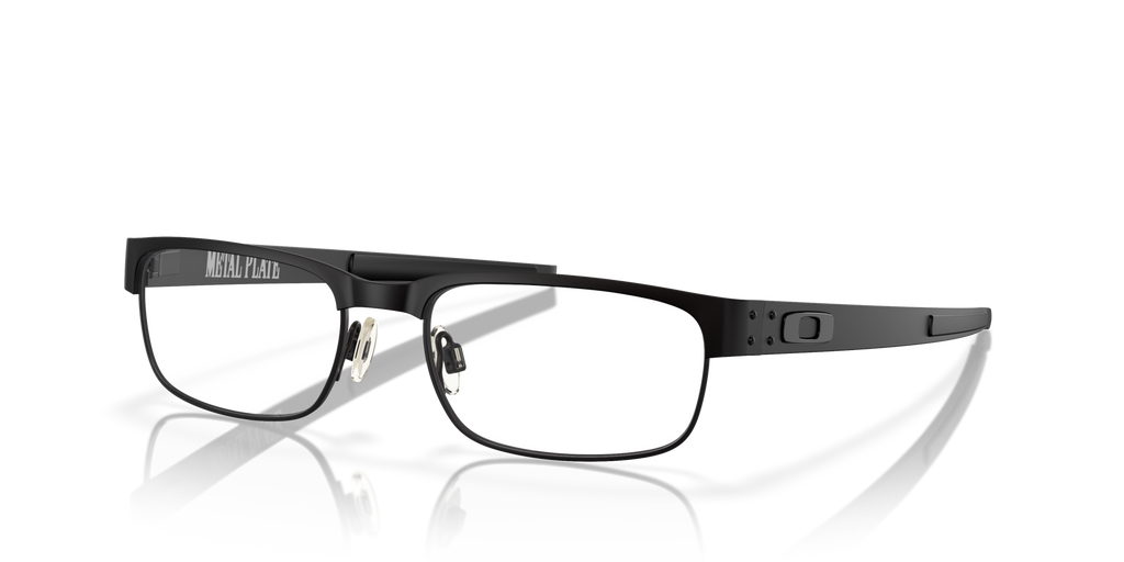 Oakley OX5038 Metal Plate Rectangle Eyeglasses - Matte Black