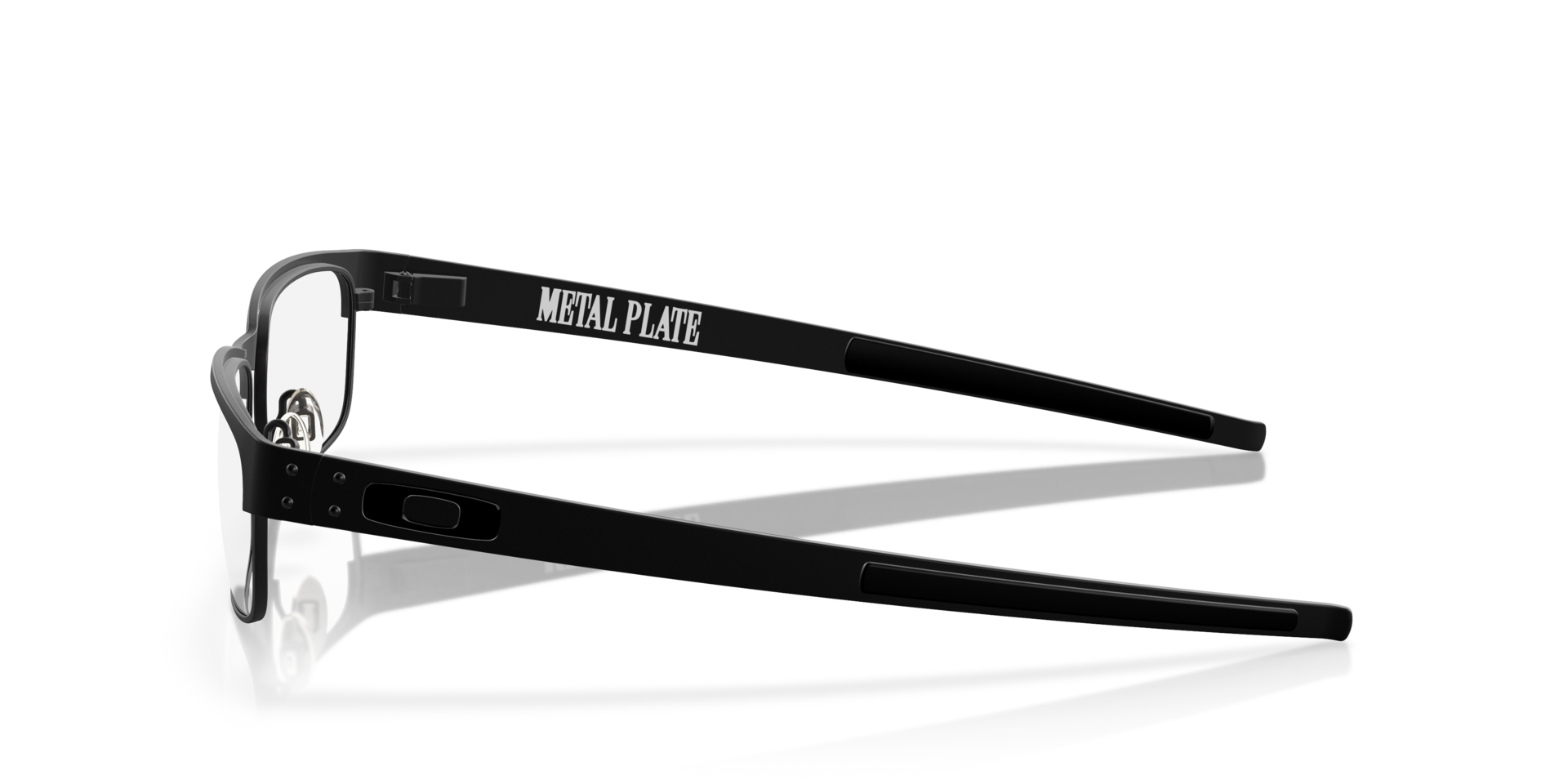 Oakley OX5038 Metal Plate Rectangle Eyeglasses - Matte Black