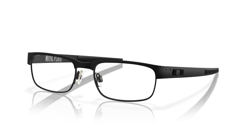 Oakley OX5038 Metal Plate Rectangle Eyeglasses - Matte Black