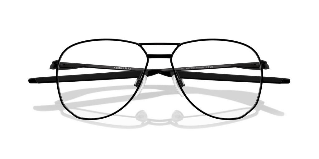 Oakley OX5077 Contrail TI Round Eyeglasses - Satin Black