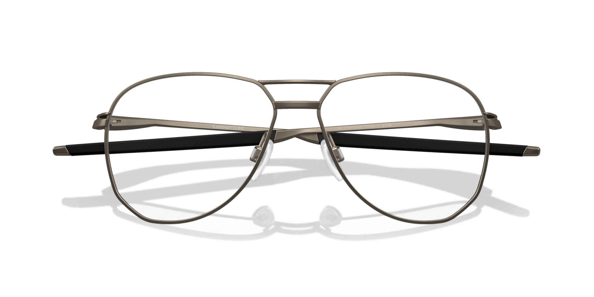 Oakley OX5077 Contrail TI Round Eyeglasses - Pewter