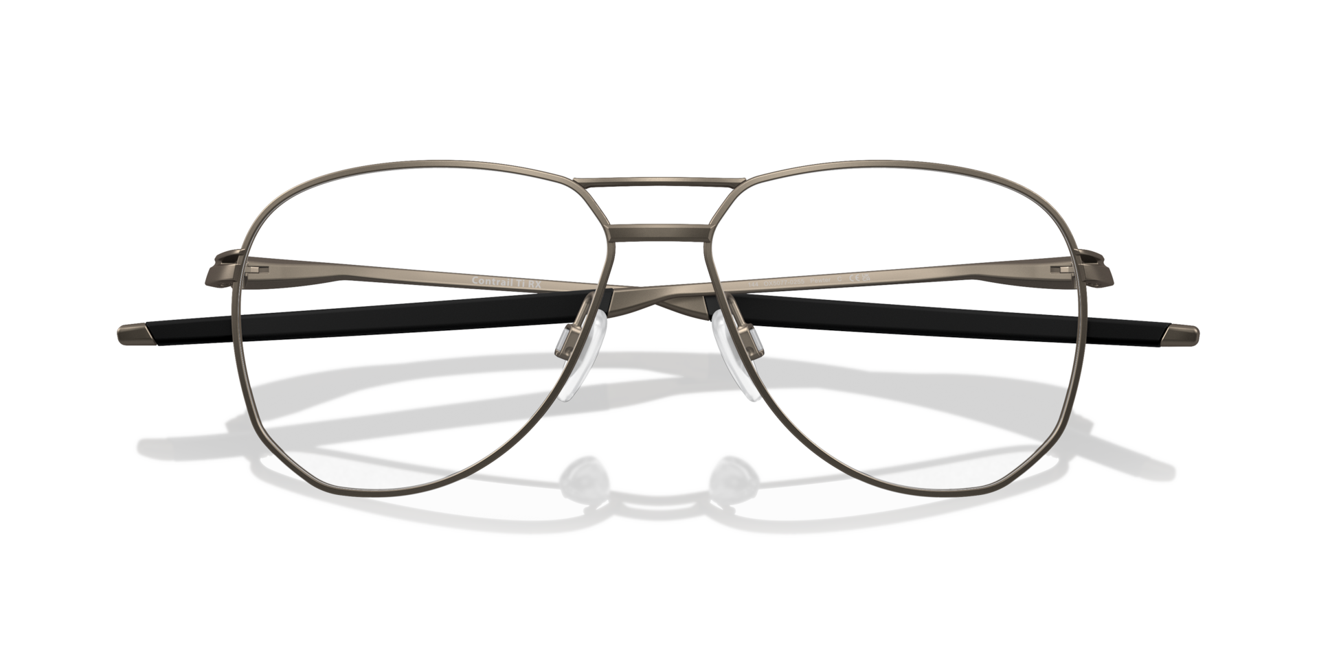Oakley OX5077 Contrail TI Round Eyeglasses - Satin Black