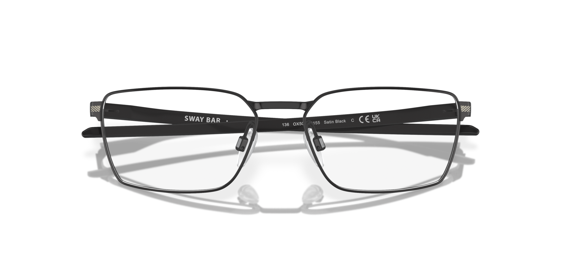 Oakley OX5078 Sway Bar Rectangle Eyeglasses - Matte Midnight
