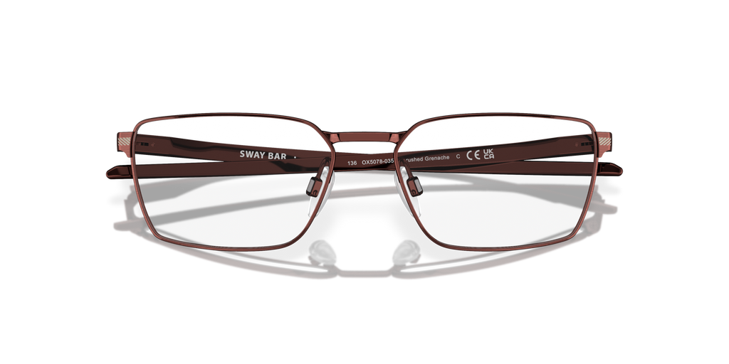 Oakley OX5078 Sway Bar Rectangle Eyeglasses - Satin Black