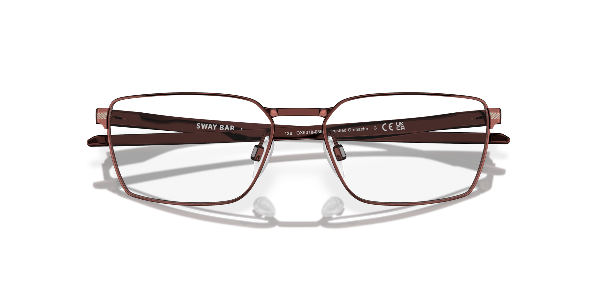 Oakley OX5078 Sway Bar Rectangle Eyeglasses - Satin Black