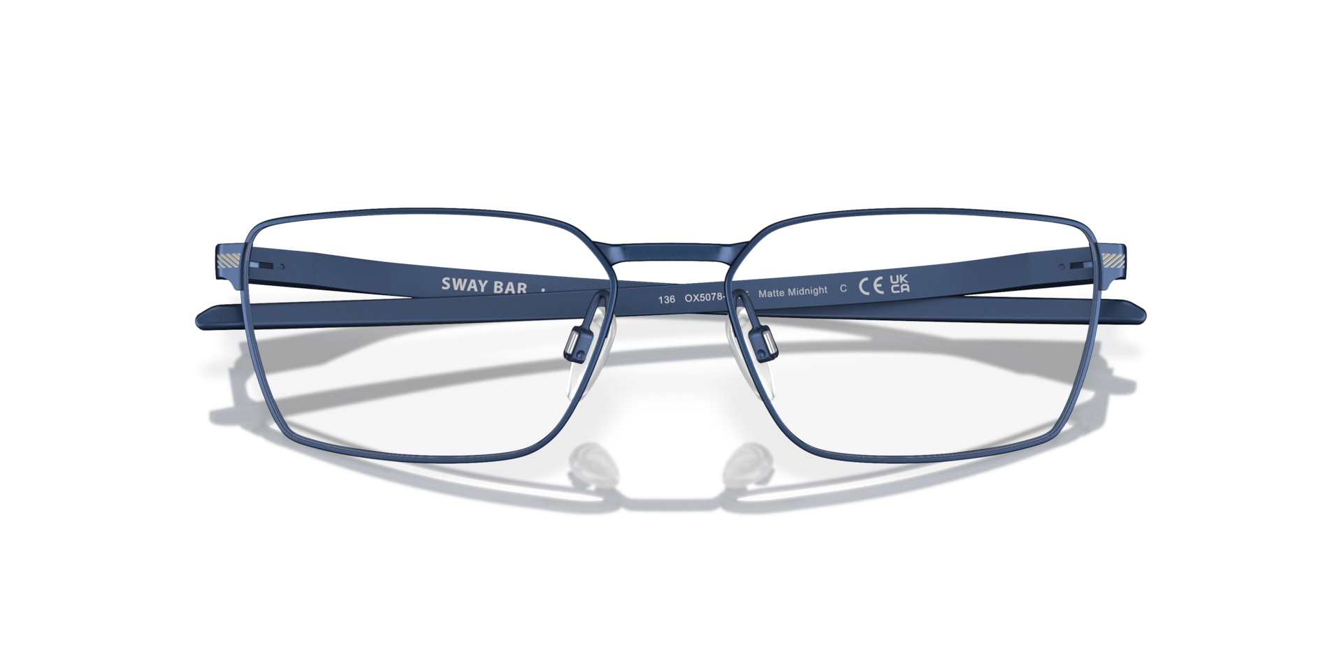 Oakley OX5078 Sway Bar Rectangle Eyeglasses - Satin Black